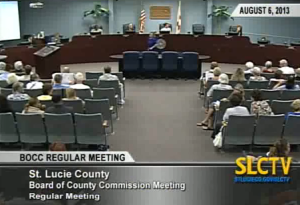 St Lucie County Board
Commissioners Chambers